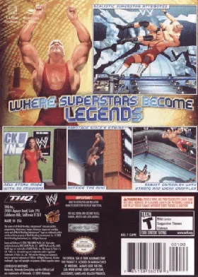 WWE WrestleMania XIX box cover back